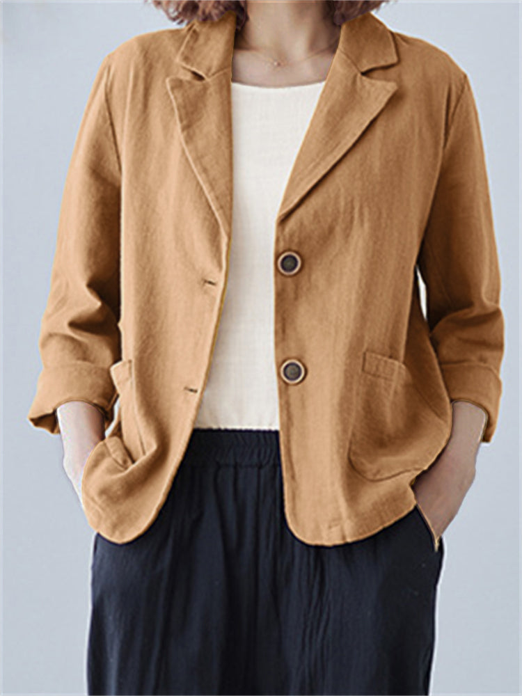 Vintage Patch Pocket Basic Woven Jacket