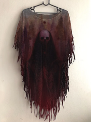 Women's Horror Halloween Fringed Top