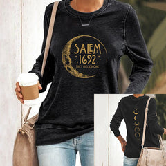 Halloween Salem 1692 They Missed One Print Casual Sweatshirt