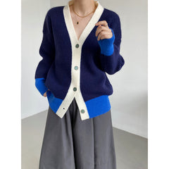 Loose Design Lazy Color Cardigan Sweater Coat