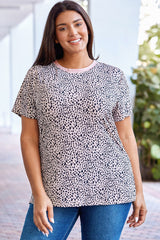 Women's Print O-neck T Shirt