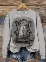 The daily life of ghost and skull Halloween sweatshirt