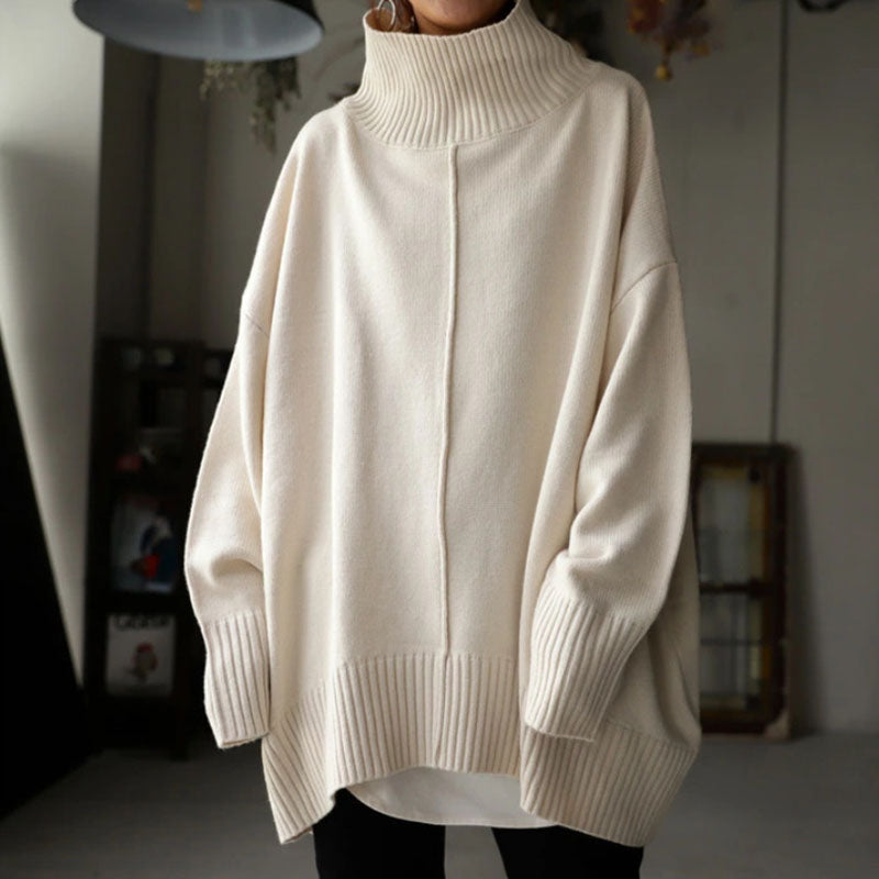 Fashion Loose Half Turtleneck Sweater