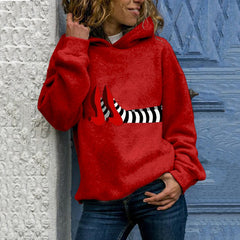 Halloween Print Long Sleeve Casual Hoodie