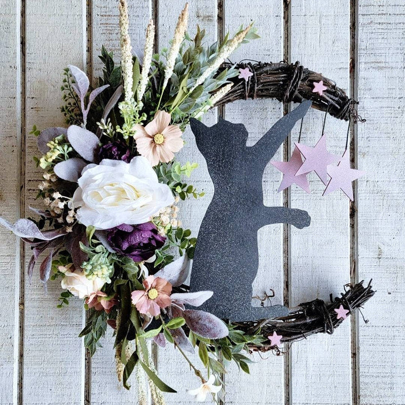 Halloween Cat Contrast Color Garland Decoration