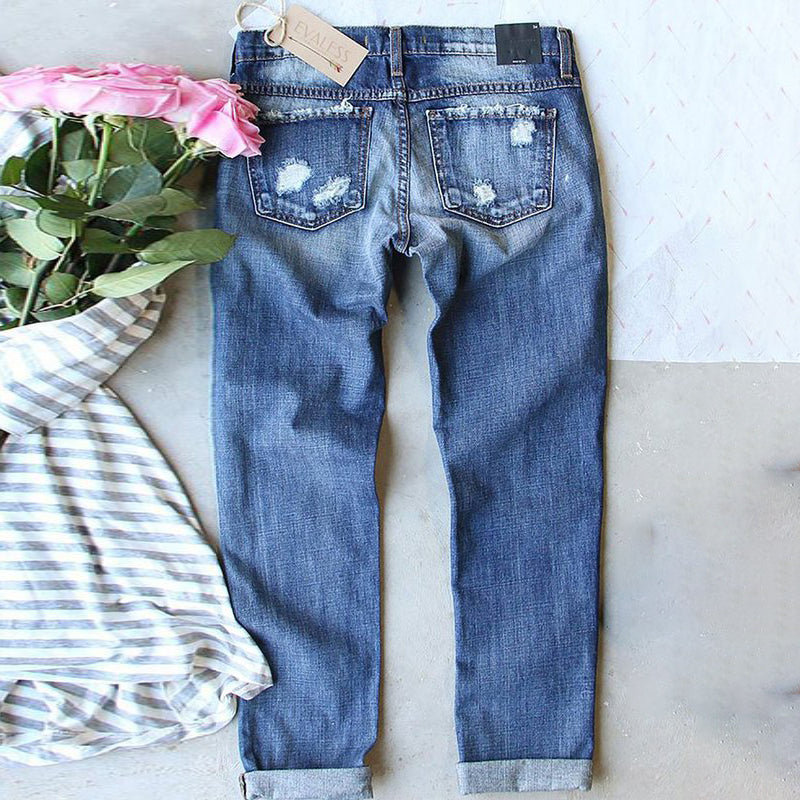 Classic Halloween Washed Straight Leg Jeans