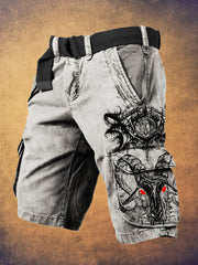 Demon Black Metal Art Men's Work Short