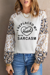 Women's Valentine Letter Heart Pullover