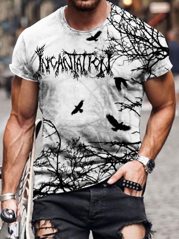 Dark Spell Black Metal Print Men's T-Shirt