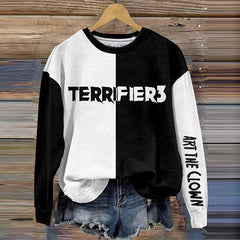 Women's Art The Clown Halloween Horror Movie Inspired Causal Sweatshirt