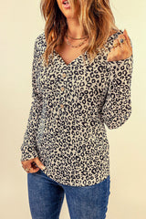 Women's Leopard Long Sleeve Top