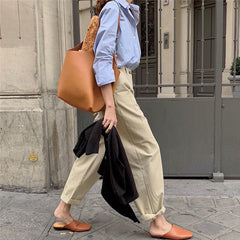 Women's Versatile loose straight-leg commuter harem pants