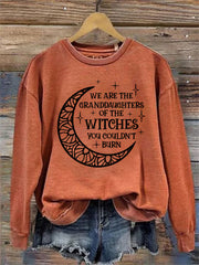 We Are the Granddaughters of the Witches You Could Not Burn Washed Sweatshirt