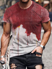 Halloween Strange Blood Dark Horror Gothic Vintage Art Print Men's T-Shirt