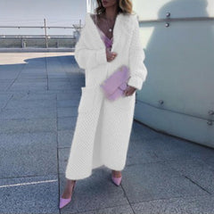 Casual Loose Hooded Knitted Cardigan