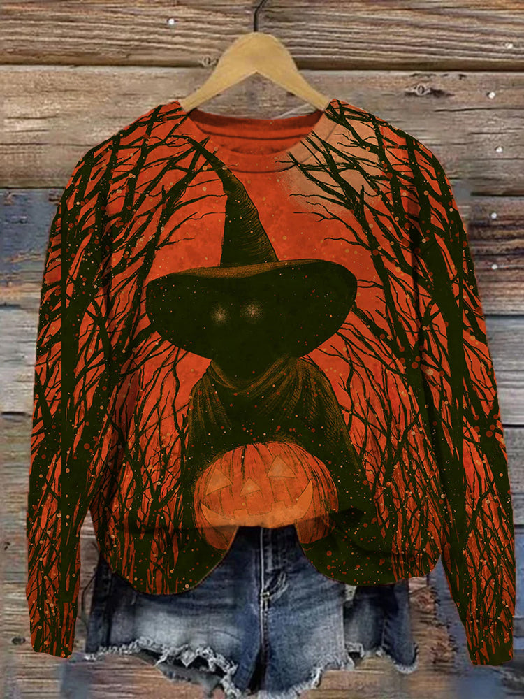 Halloween Pumpkin Picking Sweatshirt