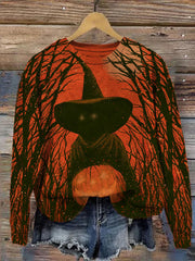 Halloween Pumpkin Picking Sweatshirt