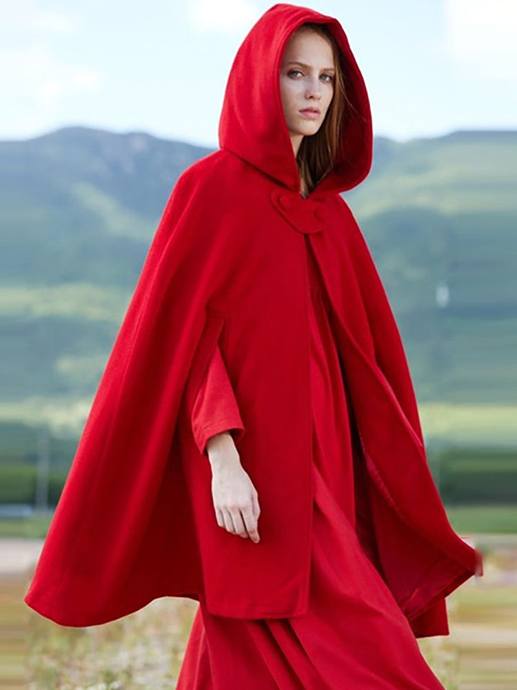 Gothic Hooded Cape Jacket