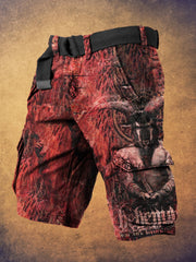 Devil's Whisper Black Metal Art Print Men's Work Short