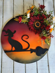 Halloween Fun Cat Decoration