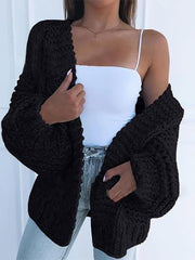 Women'S Fashion Casual Pendant Sleeves Cardigan Jacket