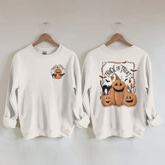 Halloween Jack-O-Lantern Trio Crew Neck Sweatshirt