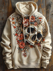 Men's Exquisite Realistic 3d Skull Hoodie