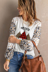 Women's Merry Christmas Long Sleeve Top