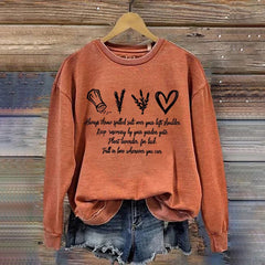 Salt Rosemary Lavender Love Practical Magic Printed Sweatshirt