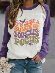 Halloween Long Sleeve Casual Sweatshirt
