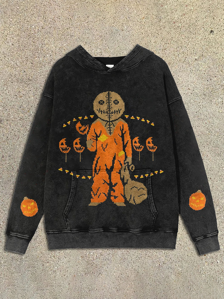 🎃🎃Halloween Cartoon Pumpkin Boy Print Hoodie