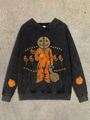 🎃🎃Halloween Cartoon Pumpkin Boy Print Hoodie