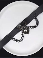 Gothic Vintage Leather Necklace