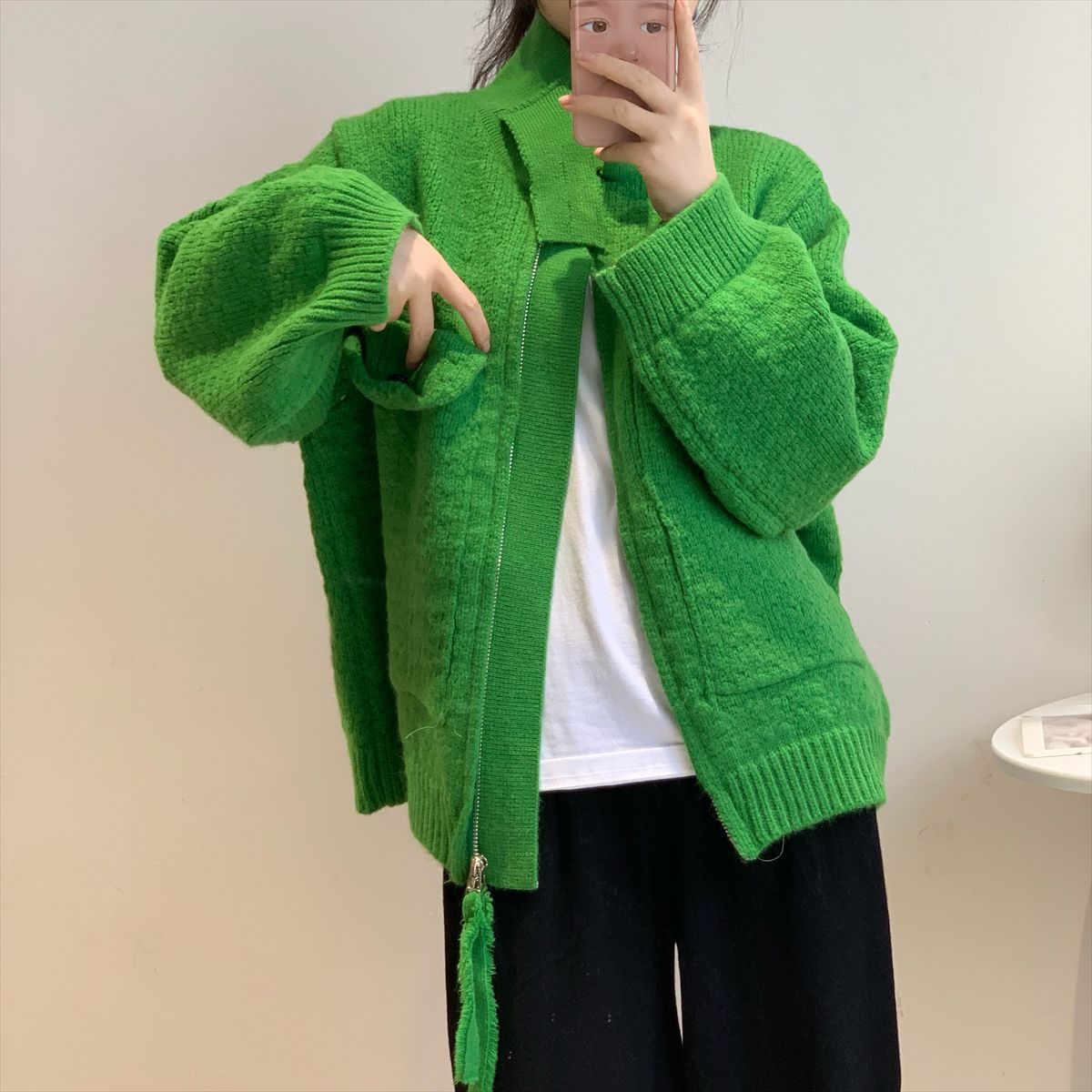 Niche Design New Loose Cozy Cardigan