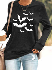 It's Frickin Bats I love Halloween Print Sweatshirt