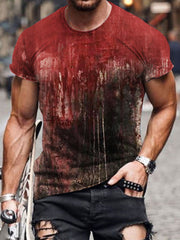 Halloween Blood Stain Vintage Art Print Men's T-Shirt