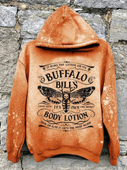 Buffalo Bill Halloween Tie Dye Print Hoodie