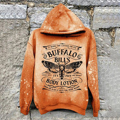 Buffalo Bill Halloween Tie Dye Print Hoodie
