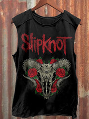 Horror Goat Black Metal Inspired Comfy Tank Top
