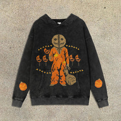 🎃🎃Halloween Cartoon Pumpkin Boy Print Hoodie