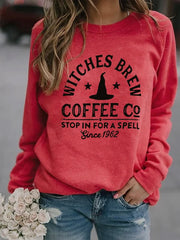 Letter Print Long Sleeve Sweatshirt