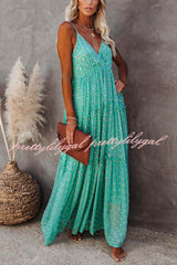 My Fair Lady Adjustable Tiered Maxi Dress
