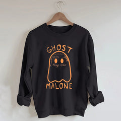 Ghost Malone Round Neck Casual Sweatshirt
