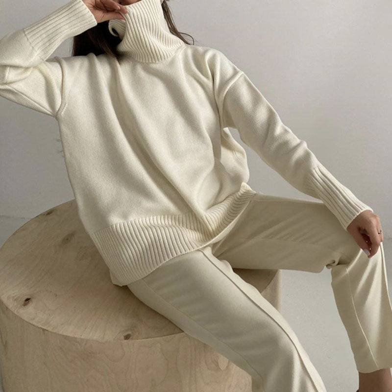Elegant Turtleneck Loose Casual Sweater