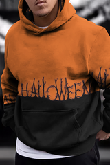 Men's Halloween Loose Casual Hoodie