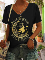 Hello Darkness My Old Friend Witch T-Shirt