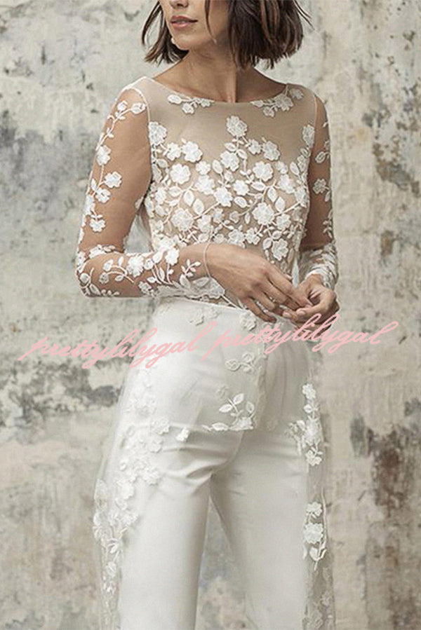 White Wedding Jumpsuit