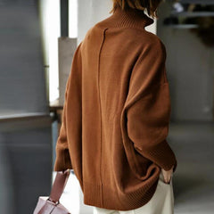 Fashion Loose Half Turtleneck Sweater