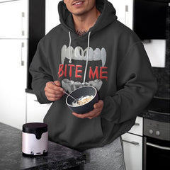 Fashion Vampire Halloween Print Hoodie