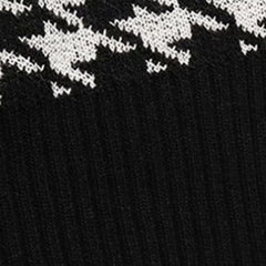 Vintage Houndstooth Mid Length Sweater Cardigan